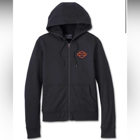 Harley Davidson 3 in 1 leather motorcycle jacket large NWT women's - Picture 2 of 14